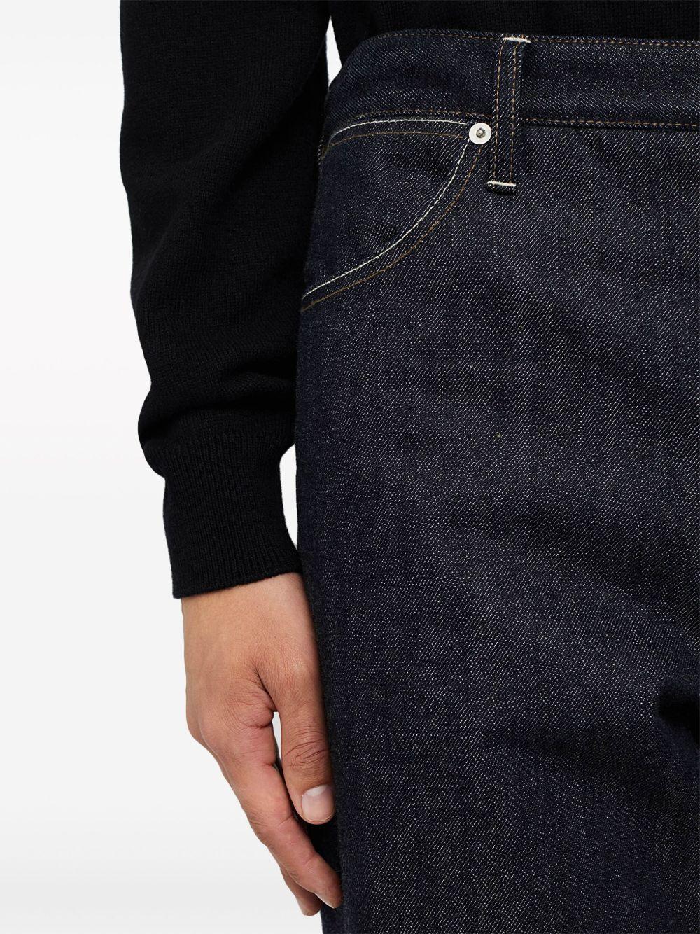 Jeans blu dritti 