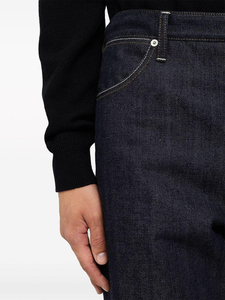 Jeans blu dritti 
