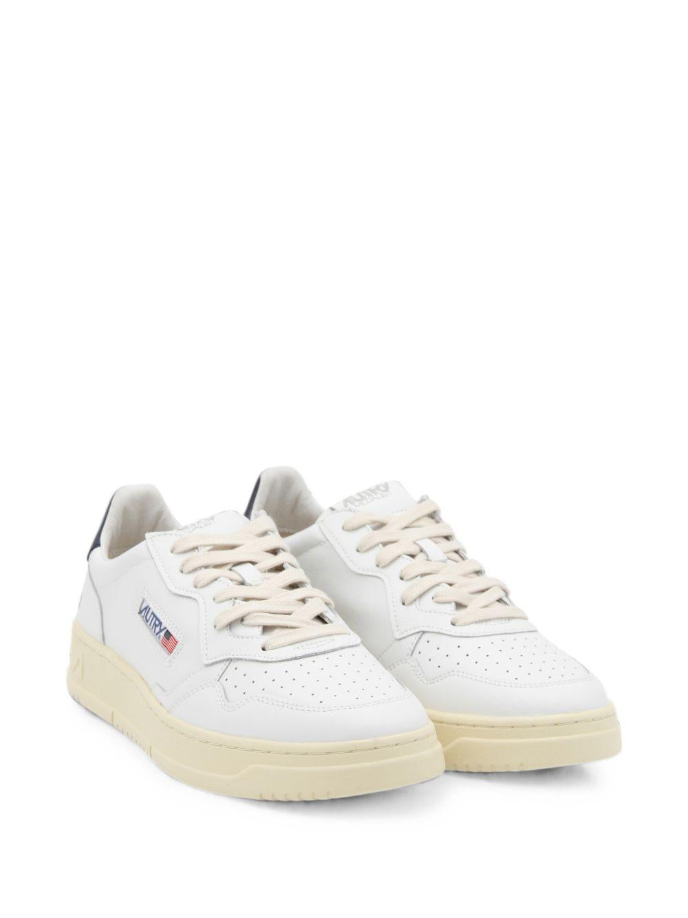 Sneakers white/space con applicazione logo 