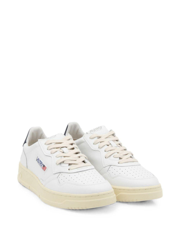 Sneakers white/space con applicazione logo 