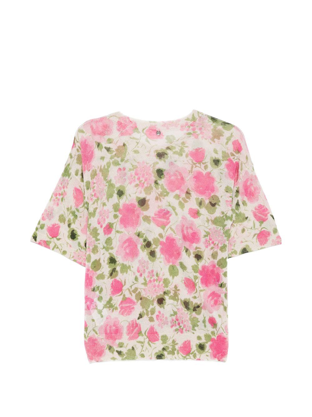 Top a fiori 