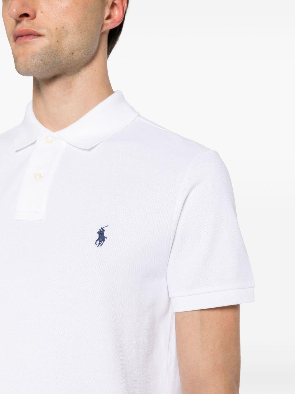 Polo bianca con ricamo 