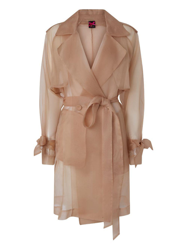 Cappotto con cintura 