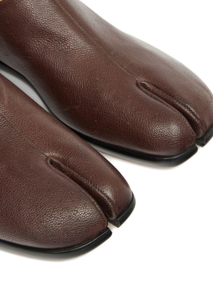 Mocassini Tabi Babouche color cioccolato 