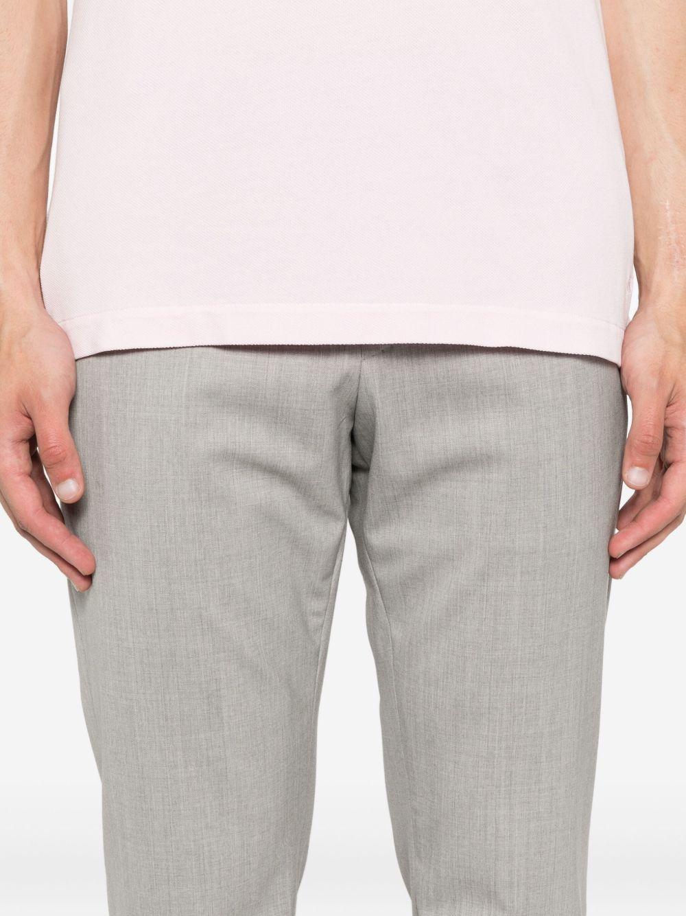 Pantaloni dritti grigio in lana 