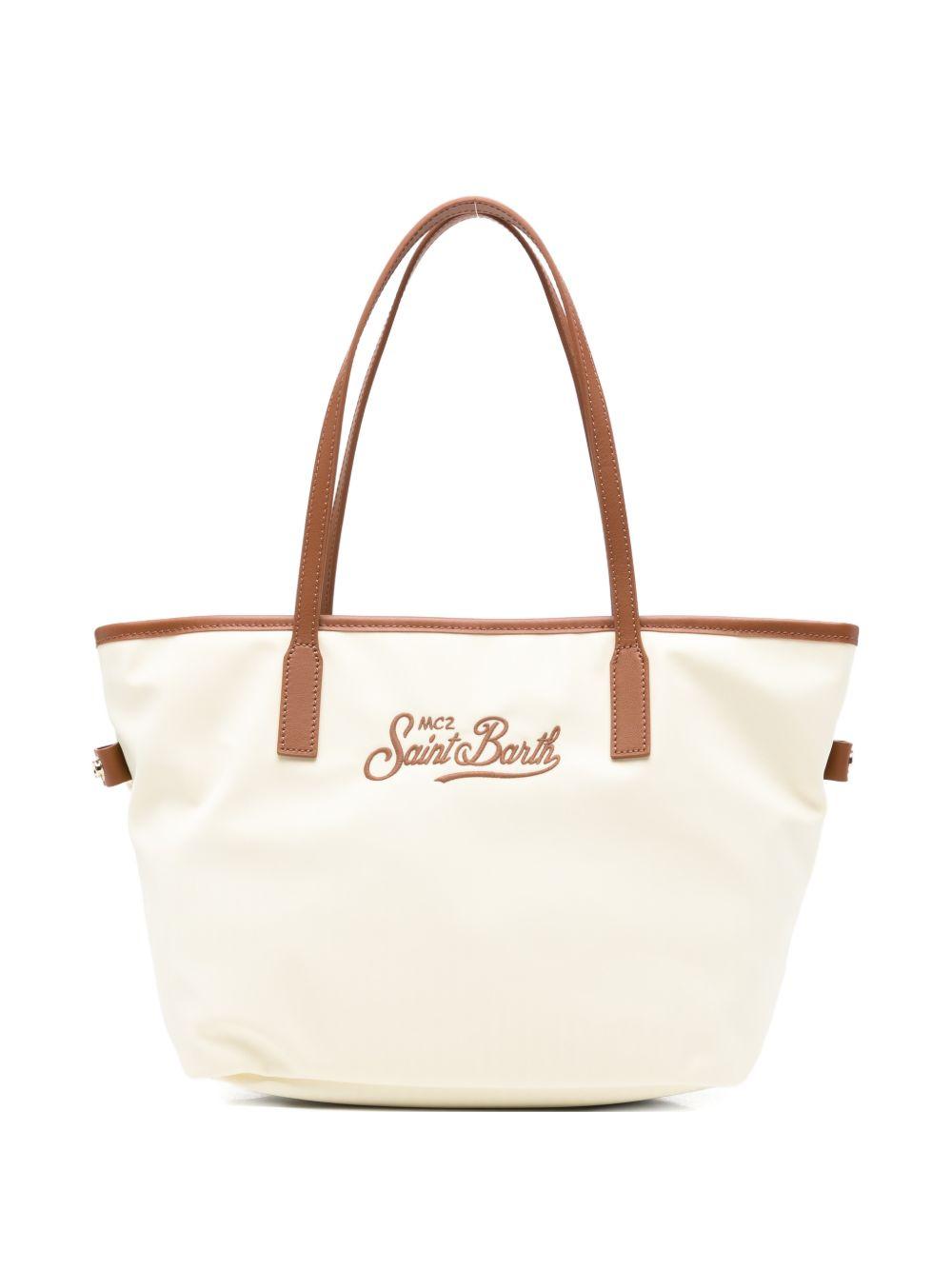 Borsa tote City media con ricamo 