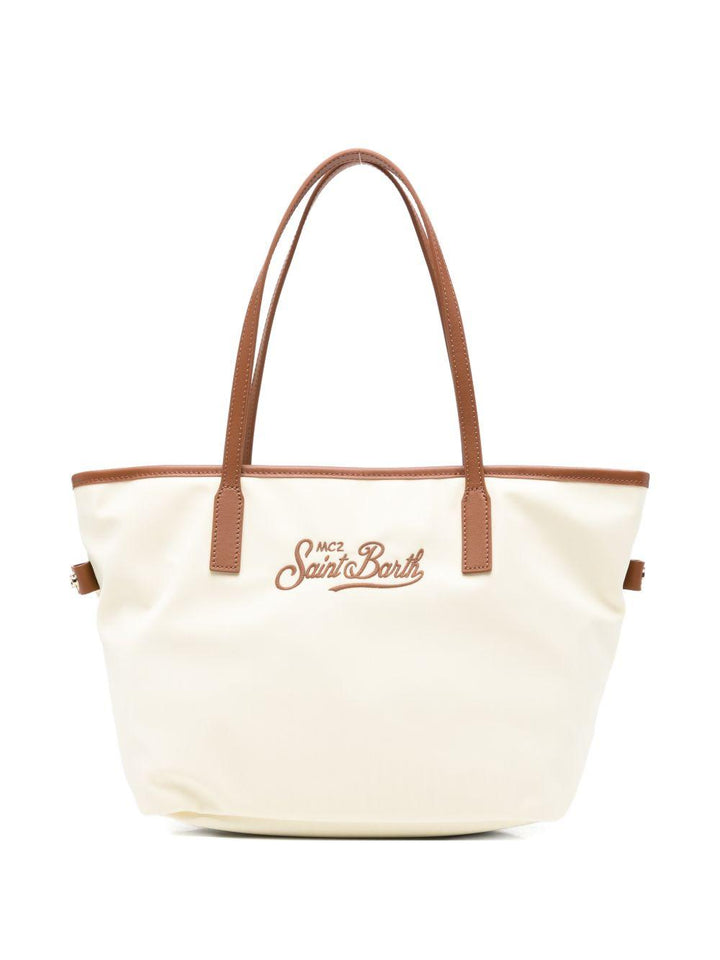Borsa tote City media con ricamo 