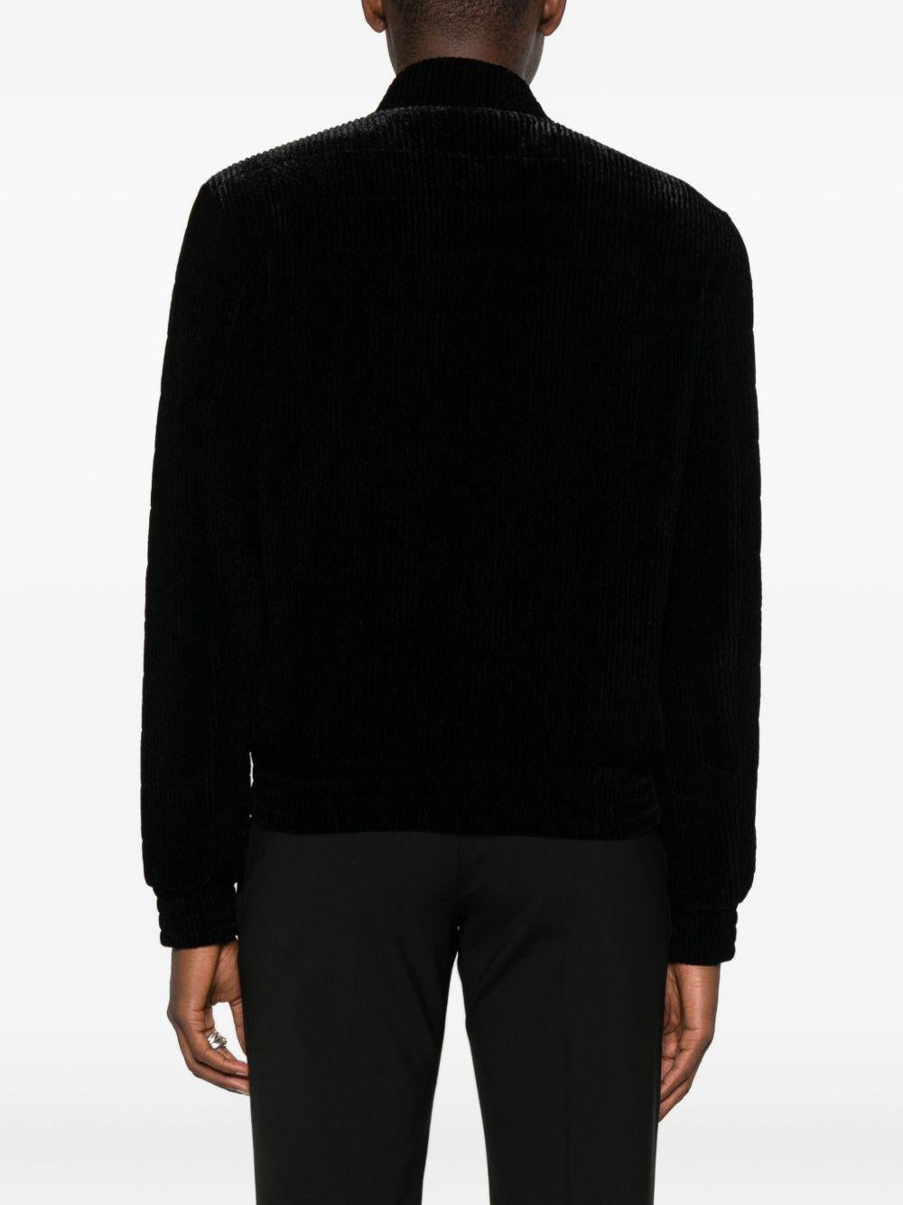 Giacca Emporio Armani con zip nero 