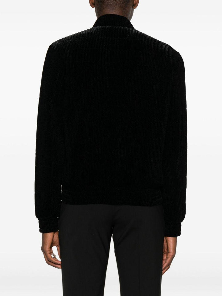 Giacca Emporio Armani con zip nero 