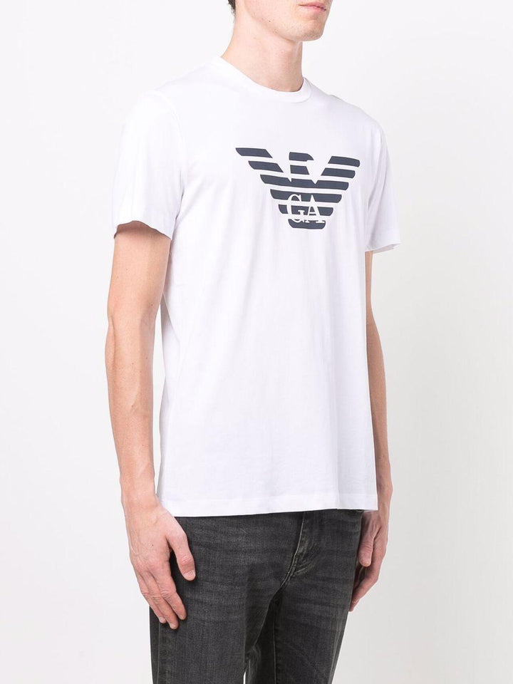 T-shirt bianca logo eagle 