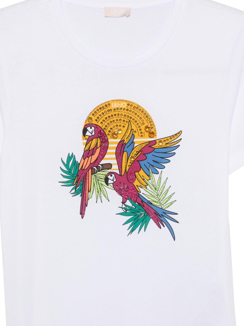 T-shirt con strass 