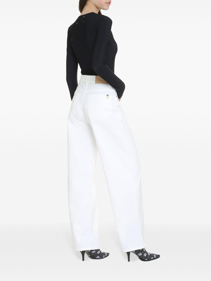 Body con scollo rotondo 