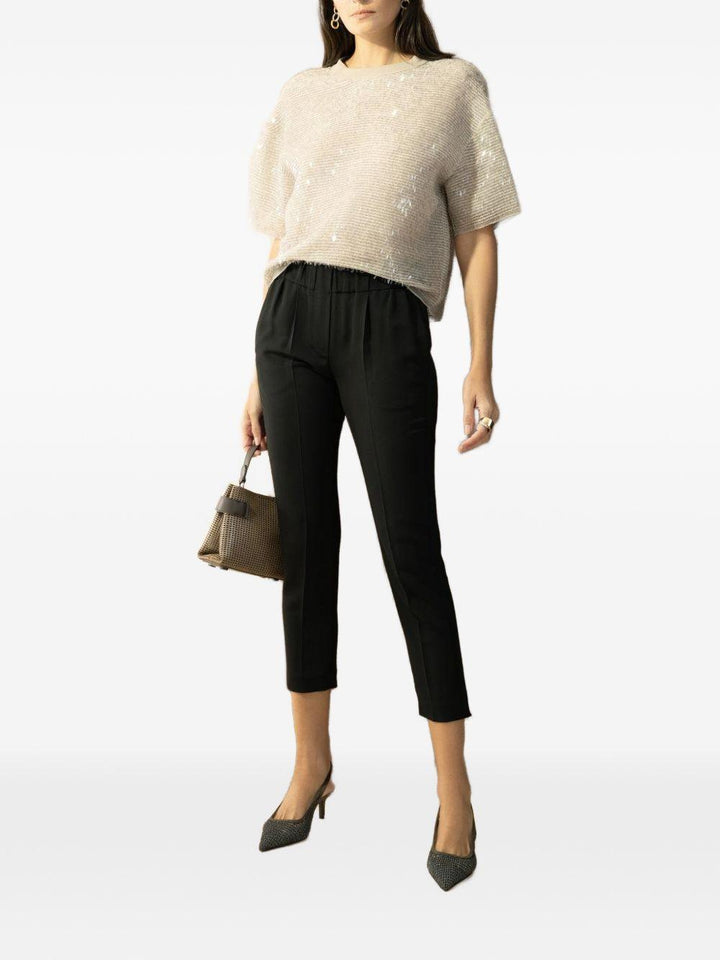 T-shirt con paillettes 