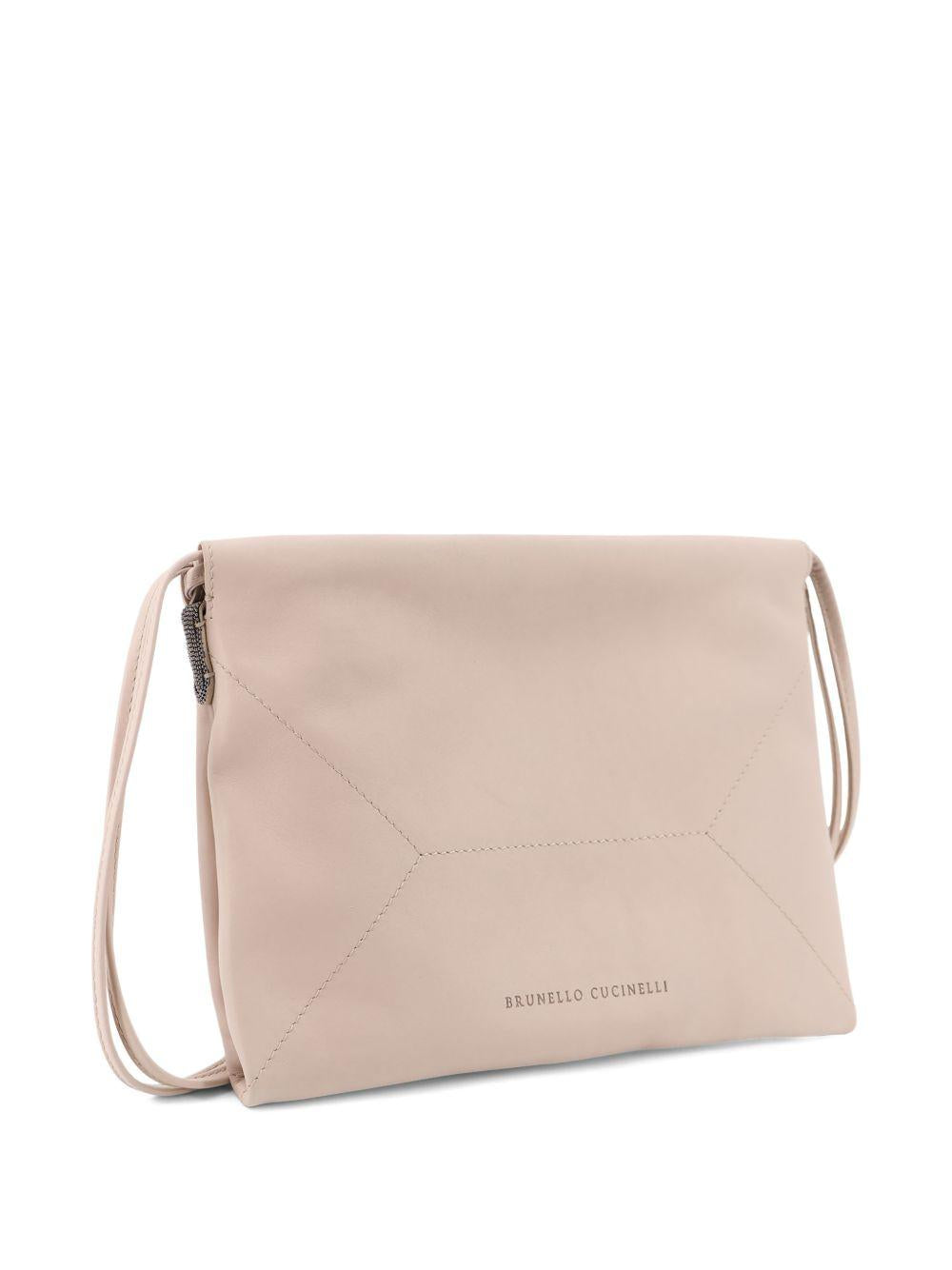 Borsa a spalla con logo 