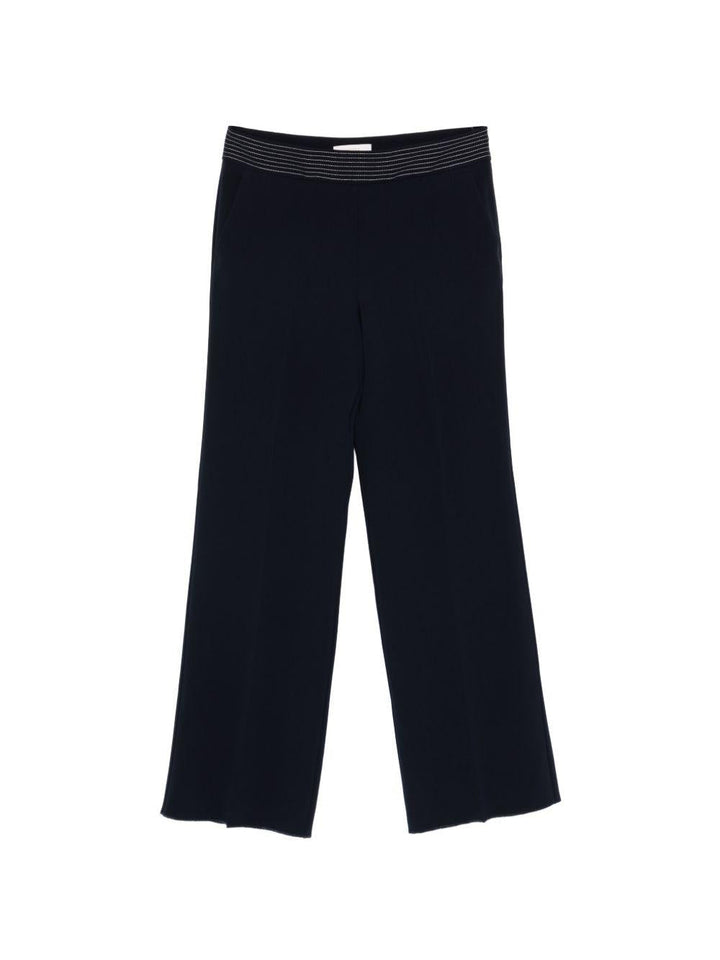 Pantaloni elasticizzati in cady 