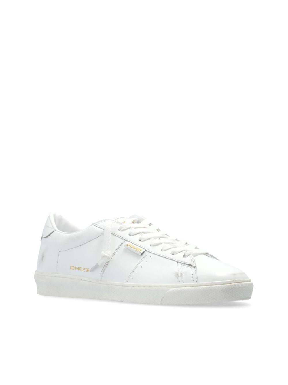Sneakers Matchstar bianche ottico con dettagli logo 