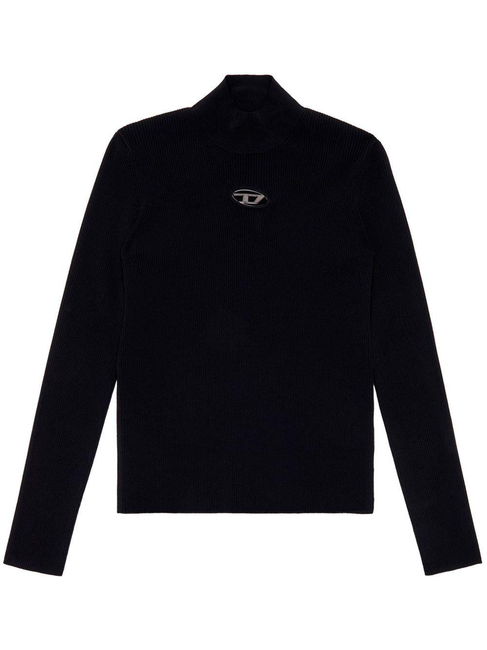 Maglione K-Zackary nero con dettaglio cut-out 