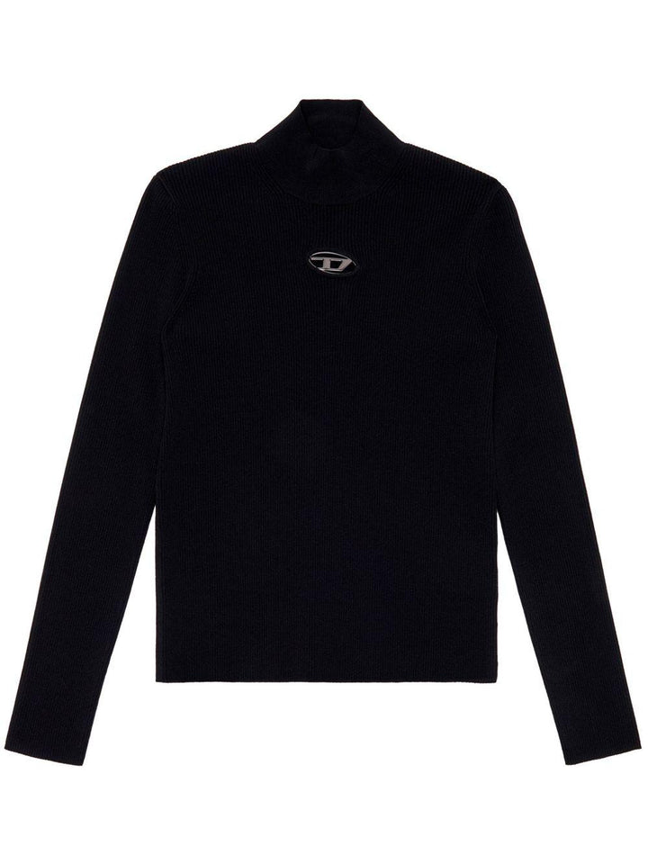 Maglione K-Zackary nero con dettaglio cut-out 