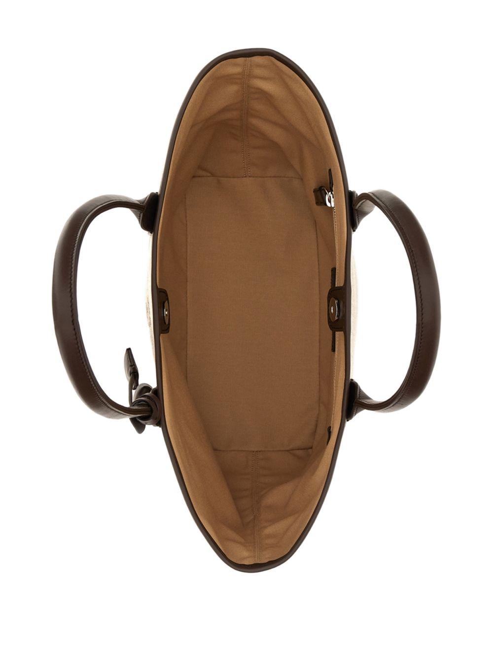 Borsa tote con ciondolo 