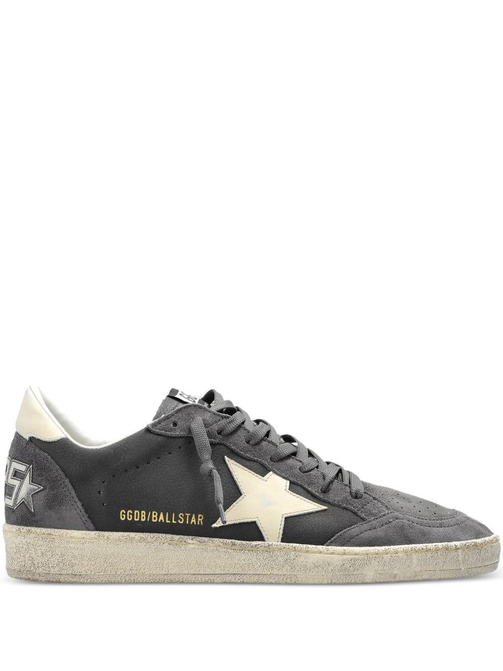 Sneaker antracite superstar nere con applicazioni 