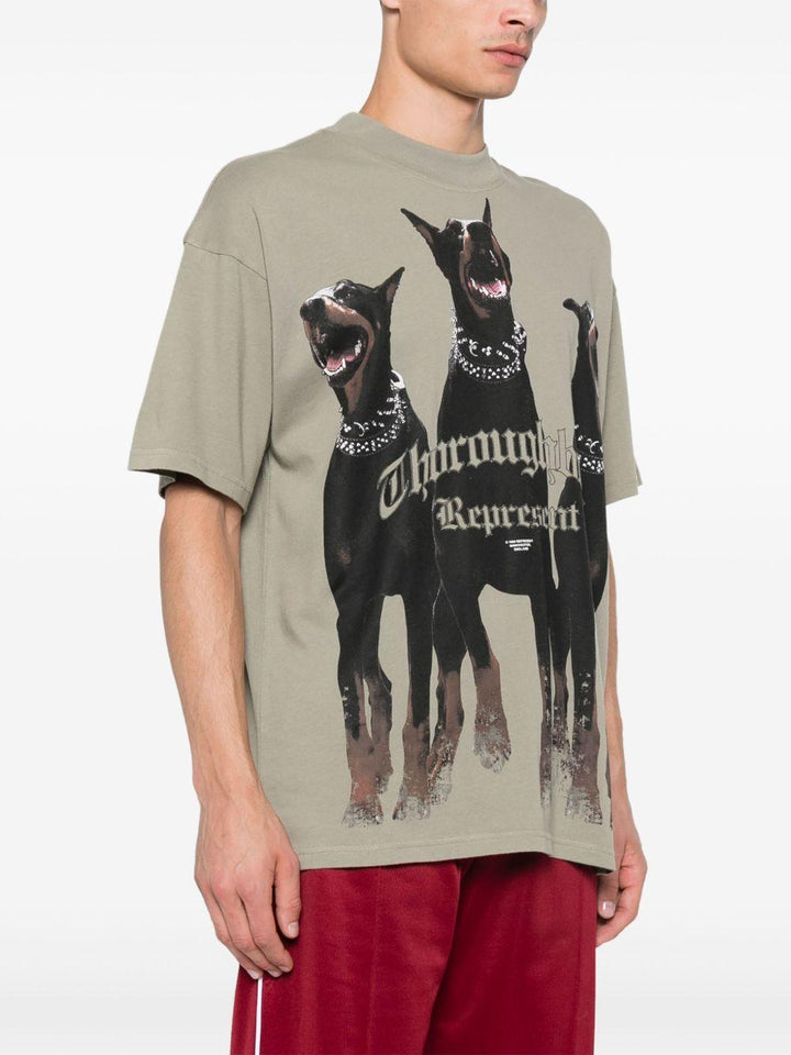 T-shirt khaki Thoroughbred 