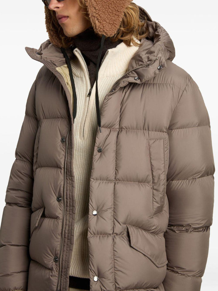 Parka Davis con cappuccio nero 