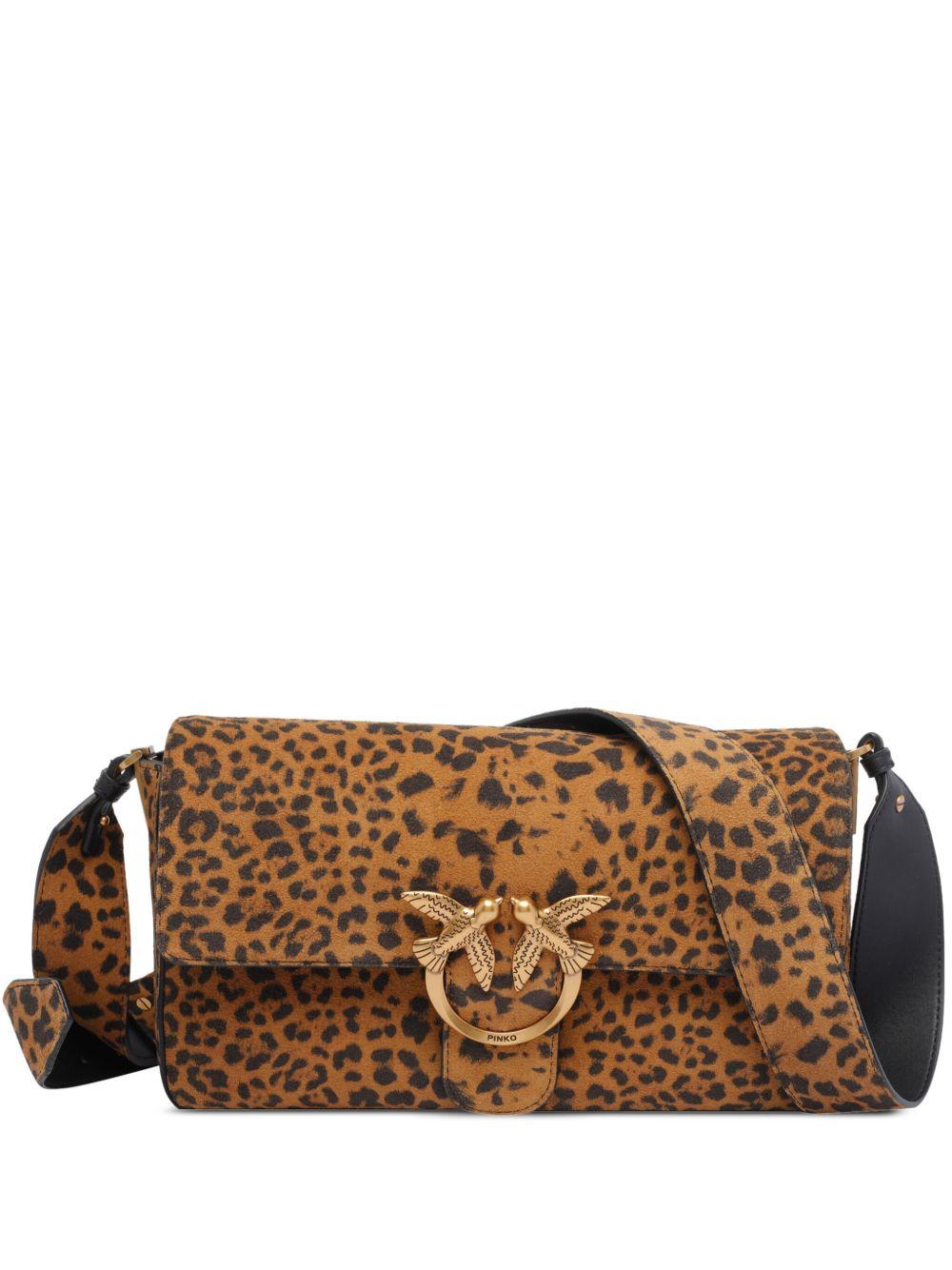 Borsa tote leopardata 