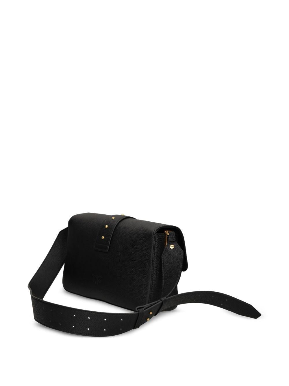 Borsa a spalla Love con borchie 