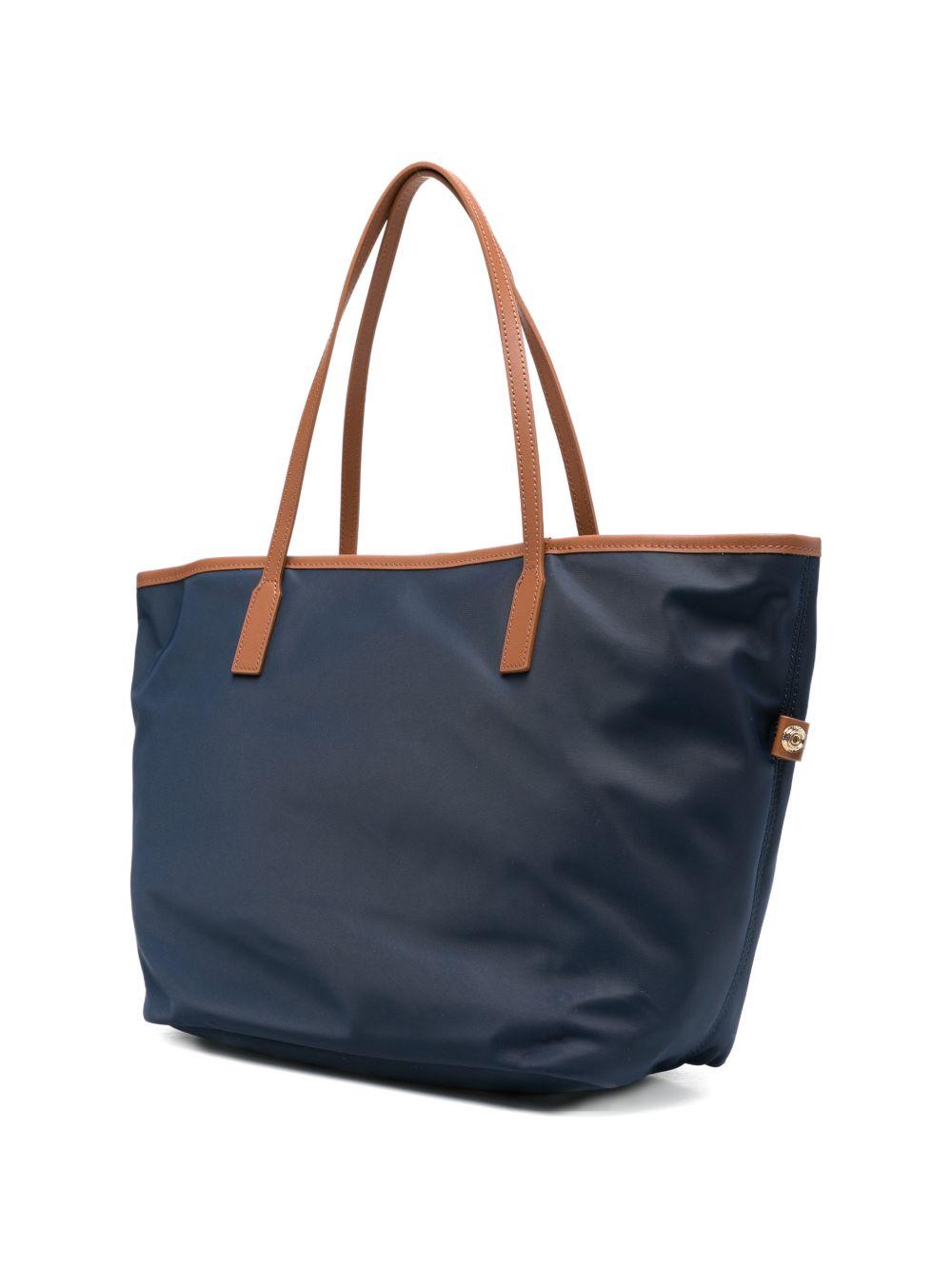 Borsa tote Lou con logo ricamato 
