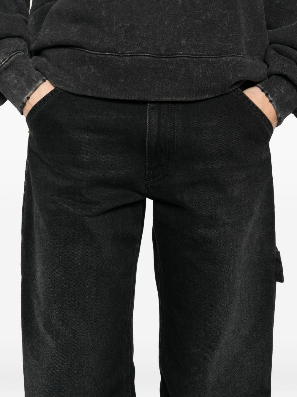 Jeans con tasche sfilacciate 