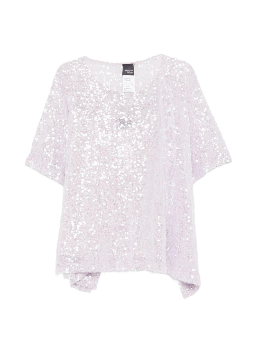 Blusa con paillettes 