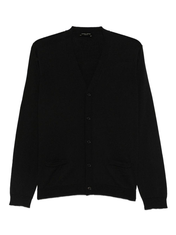 Cardigan con bottoni nero 