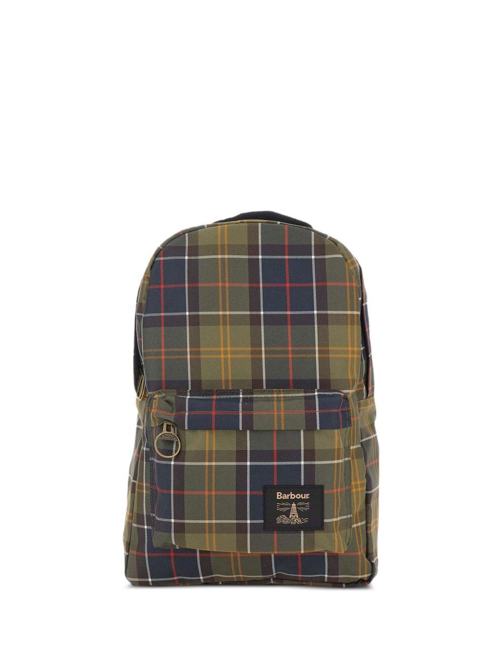 Zaino verde tartan 