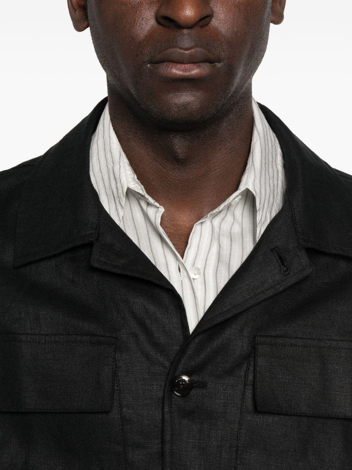 Overshirt James nera 