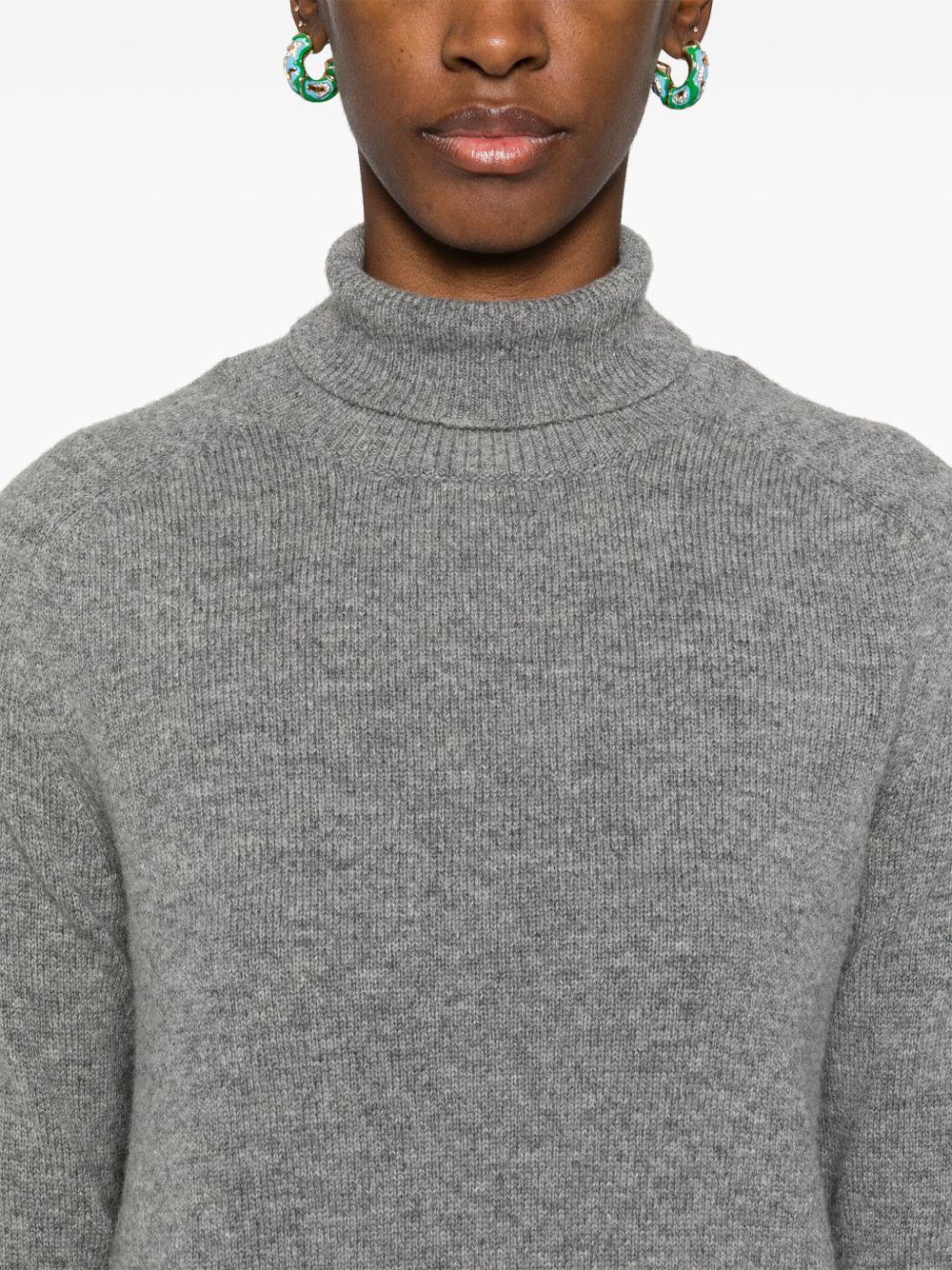 Maglione a collo alto 