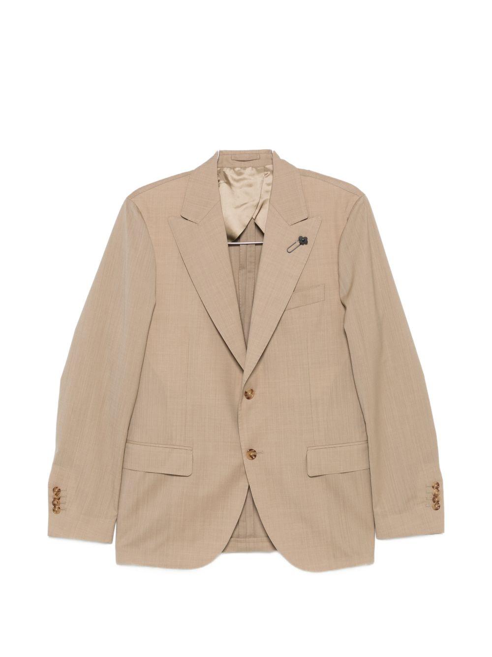 Abito  beige sabbia doppiopetto 