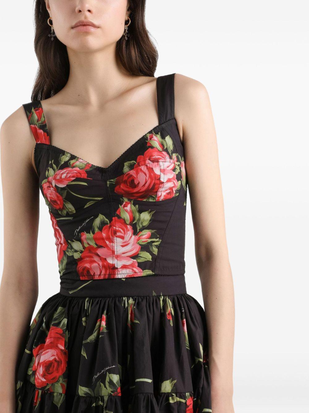 Bustier con stampa 