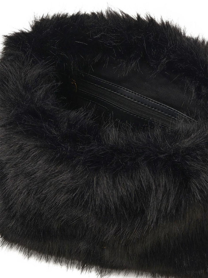 Clutch in pelliccia sintetica 