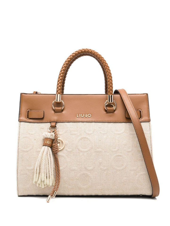 Borsa tote jacquard media 
