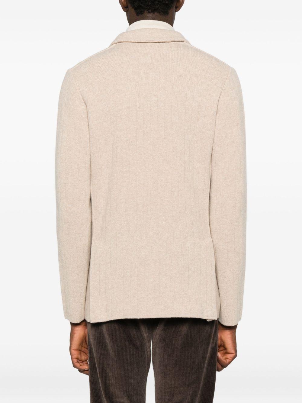 Giacca doppiopetto beige chiaro 