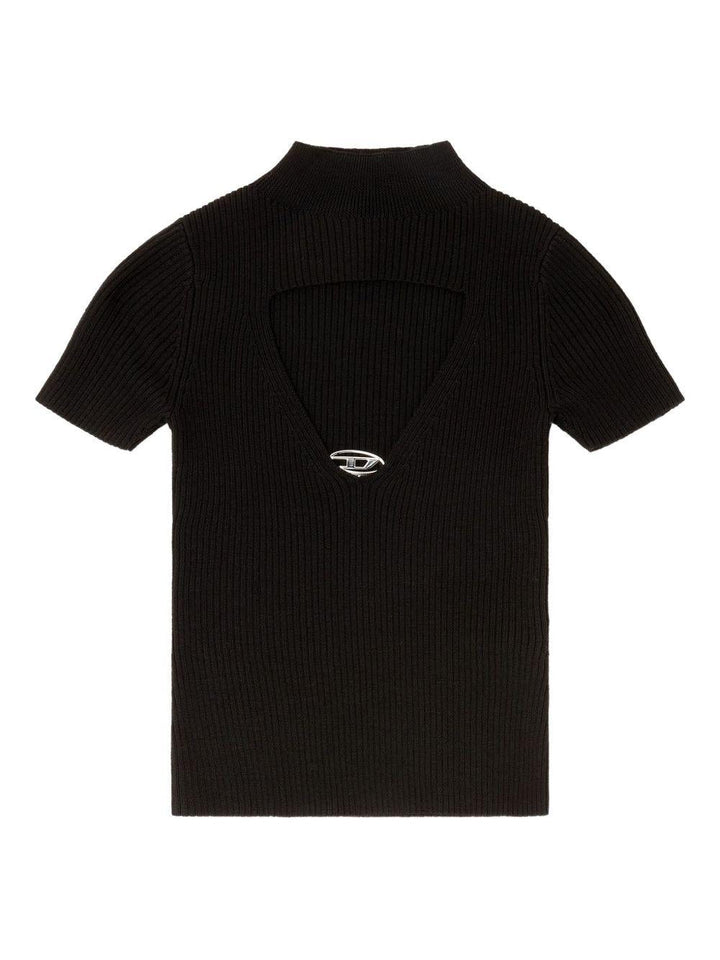 T-shirt M-Olive con dettaglio cut-out 