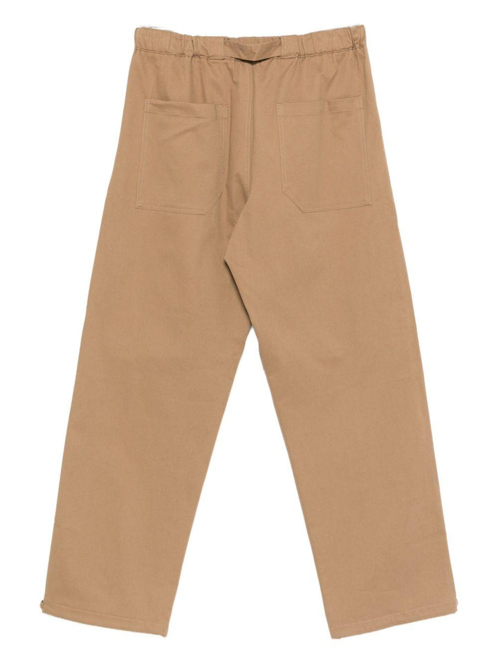 Pantaloni sabbia a strati con coulisse 