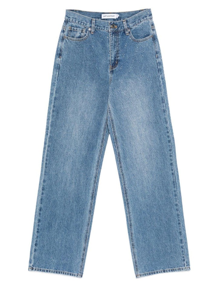Jeans con dettaglio cuciture 