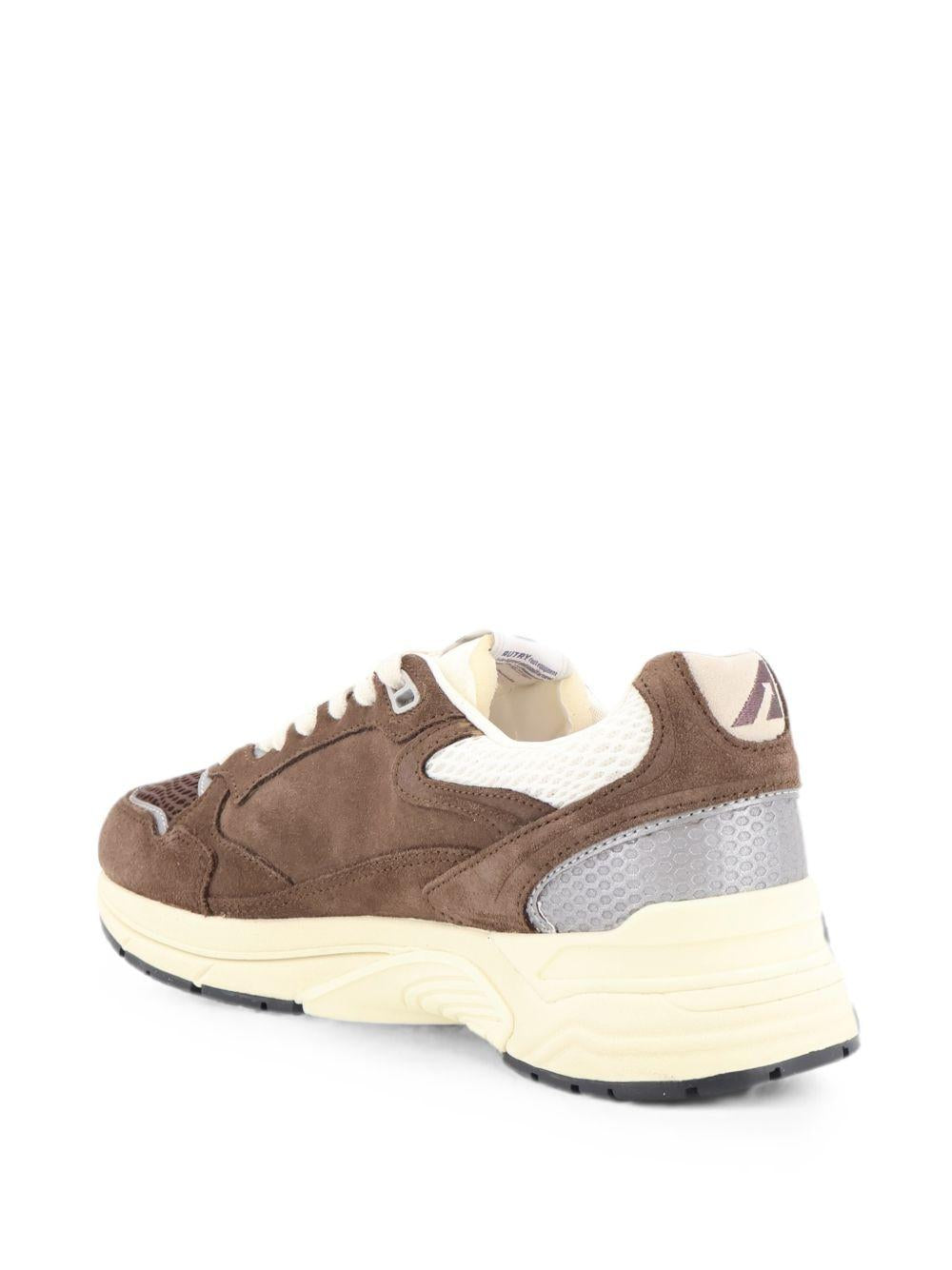Sneakers cotto con inserti 