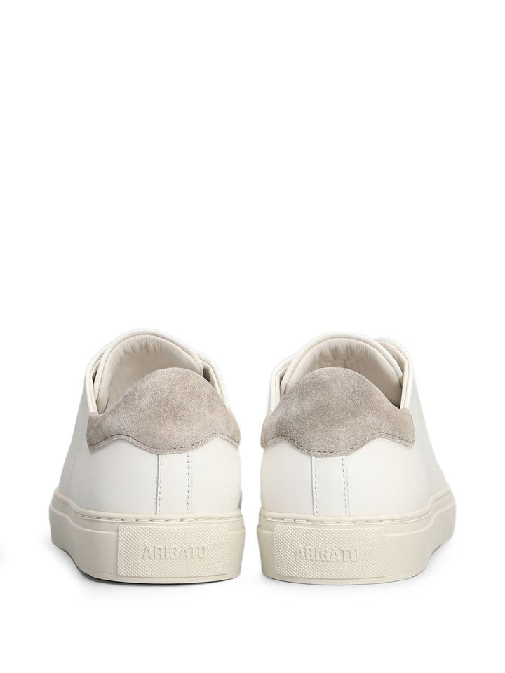 Sneakers low-top Clean 90 in pelle white/brown 