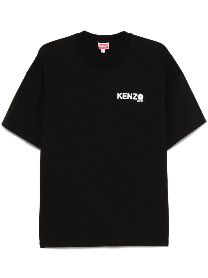 T-shirt nera logo boke