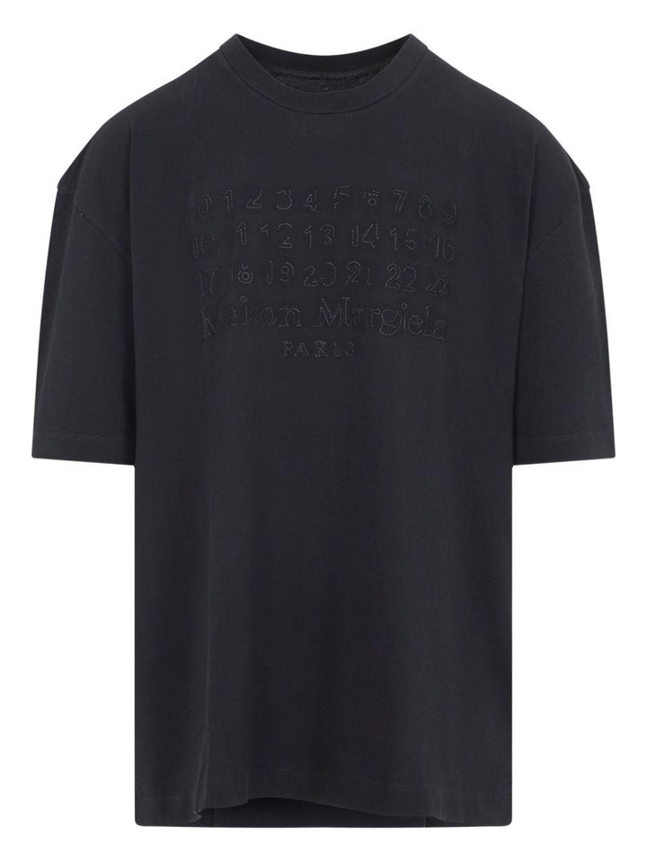 T-shirt grigio antracite con logo 
