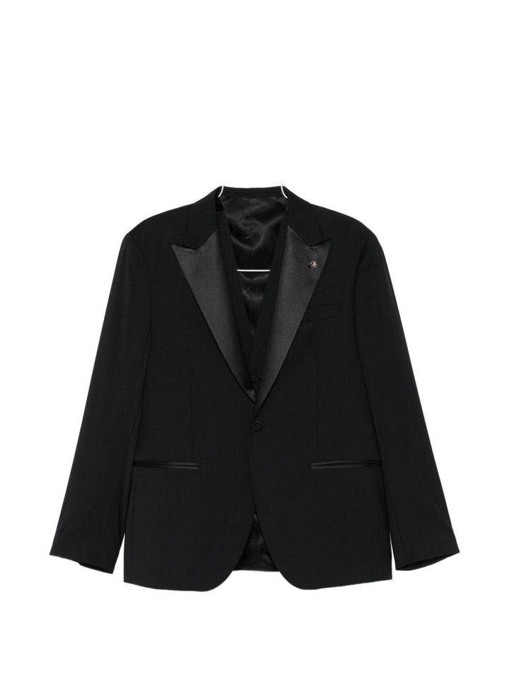 Smoking nero con gilet 