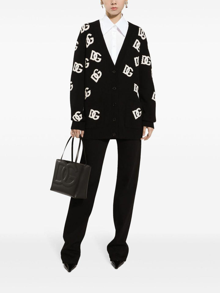 Cardigan logato 