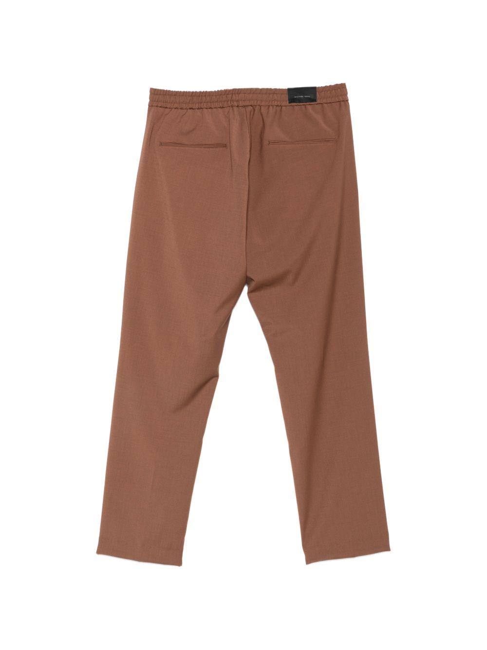 Pantaloni con coulisse mattone 